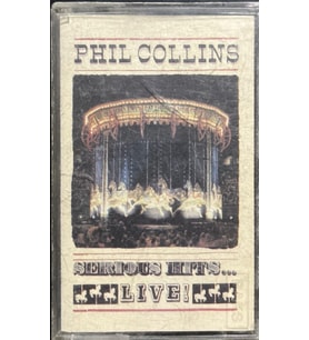 (Plak Değildir KASET tir) Kaset Phil Collins Serious Hits Live Kaset