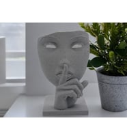 Sessiz İfade Gizem Hediyelik Natural Ev Ofis Şık Dekorasyon Ürünü 15 cm