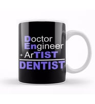 Doctor Engineer Artist Dentist Kupa Bardak Porselen