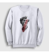 Presmono Unisex Beyaz David Davut Michelangelo Sweatshirt 427397tt
