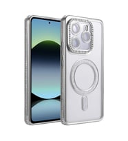 Note 14 4G Joke Simli Magneticsafe Kılıf - Gümüş