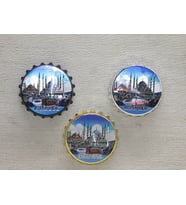 Northcity İstanbul Temalı Metal Magnet Alk4339 - Şehir Temalı Hediye