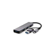 Type-C + Usb3.0 Hub 4*Usb3.0 Gri HDX7825