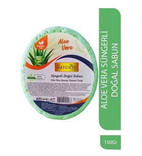 Doğal Süngerli Aloe Vera Kuru Ciltler İçin Nemlendirici Akne Karşıtı Sabun