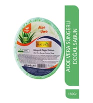 Doğal Süngerli Aloe Vera Kuru Ciltler İçin Nemlendirici Akne Karşıtı Sabun