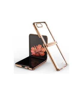 Galaxy Z Flip 4 Kılıf Fold Element Kapak - Gold