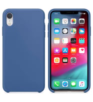 Apple iPhone XR Altı Açık Liquit Lansman Silikon Menekşe Mavisi