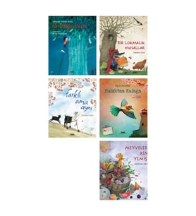 3-8 Yaş Resimli Eğitici 5li Kitap Seti (Karton Kapak)