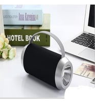 Charge J5 Ledli El Fenerli Bluetooth Hoparlör (Siyah)