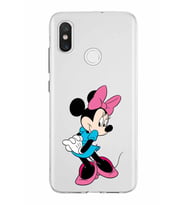 Xiaomi Mi 8 Uyumlu Kapak Minnie Mouse Tasarımlı Şeffaf Silikon Kılıf