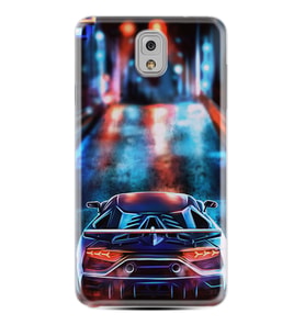Samsung Note 3 4 5 8 9 20 Ultra 10 Lite Kılıf Desenli Silikon Neon Cars 1724