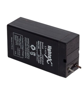 4 Volt 1 Amper Işıldak Akü (35x22x64 Mm) (Siyah)