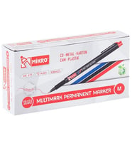 Mikro Asetat Kalemi Permanent M Seri Kırmızı MK 419