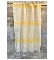 Organik Pamuk Sarı 90x190 Plaj Hamam Peştemali