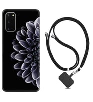 Samsung A02S A03S A10 A12 A13 A21S A22 Kılıf Boyun Askılı Silikon Çiçekler 1639
