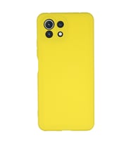 Mi̇ 11 Lite Kılıf Nano Içi Kadife Silikon - Sarı