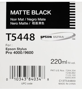 Tonersepeti Epson T5448 C13T544800 Orjinal Mat Siyah Kartuş