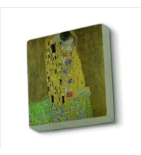 Öpücük (Gustav Klimt, 1907) Baskılı Doğaltaş  Magnet(KRG-169)
