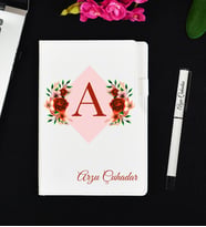Arkadaşa Hediye, Sevgiliye Hediye Kişiye Özel Defter ve Roller Kalem Hediye Seti