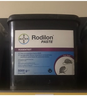 Bayer Rodilon pasta 5 kg Fare Zehiri İlacı Orjinal Ambalaj
