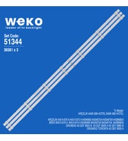 6344 36581X3 RF-AZ430016SE30-0701 A0  3 ADET LED BAR