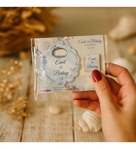 Nişan Nikah Düğün Hatırası Çikolatalı Açacak Magnet
