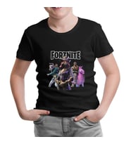 Fortnite - Pets Siyah Çocuk Tshirt