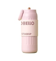 SHOTAY FASHION ÇELİK TERMOS MATARA PEMBE 460 ML.