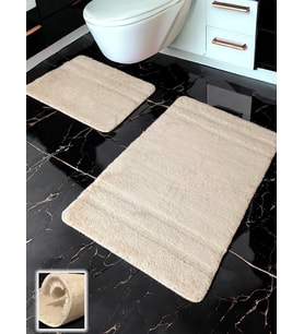 Salzach Taş 2li Banyo Paspası (60x100 50x60 cm)