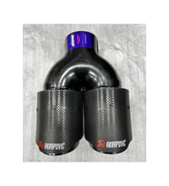 Akrapoviç (YERLİ) 76 Mm Egzoz Ucu Çiftli Eşit