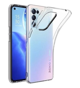 Oppo A76 2.0 MM Korumalı Şeffaf Silikon Kılıf
