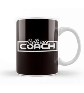 Call Me Coach Mentor Trainer Mindset Blogger Content Creator Kupa Bardak Porselen