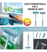 Temizleme Fırçası Çok Fonksiyonlu Pimapen Penceresi Için Kanepe Halı Çift Taraflı Toz Alma Aparatı