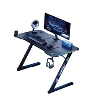 VIYERO ARMOR GD-12002E-2-BLK Z AYAK RGB KARBON FIBER E-SPOR OYUNCU MASASI