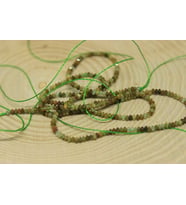 Yeşil Lal (Granat) (Garnet) Taşı Rondela YARIM Dizi 2mm (17cm uzunluğundadır)