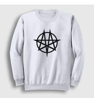 Presmono Unisex Beyaz Moongram Moonspell Sweatshirt 165472tt (Beyaz)