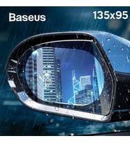 Baseus 135X95 Anti Sis Yağmur Geçirmez Hidrofobik dikiz aynası Film 2 adet
