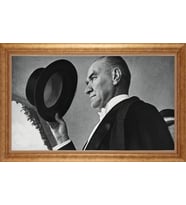 ALTIN ÇERÇEVELİ PASPARTULU TABLO CR276