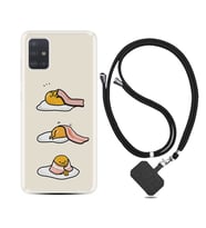 Samsung a71 A72 A73 A7 A9 2018 C7 C9 Kılıf Boyun Askılı Silikon Sweety Egg 1322