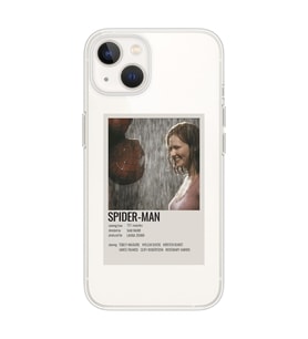 Iphone 14 Uyumlu Spider Man Poster Tasarımlı Şeffaf Telefon Kılıfı