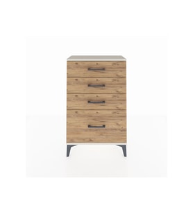 Arges Komodin 4 Çekmeceli 60x30x96 Aytaşı-Çam