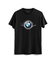 BMW Resimli Baskılı Siyah Tshirt