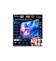 Maximus 50 Inç 127 Ekran 4K Ultra Hd Google Tv Dahili Uydu Alıcılı Smart LED Tv + Duvar Askı Aparatı Hediyeli