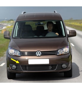VW Caddy 2011-2015 Ön Tampon Çeki Çekme Demiri Kapağı 1T0807241C