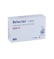Relactaz 30 Tablet - Laktaz içeren Takviye Edici Gıda