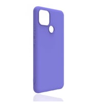 Oppo A15s Kılıf Kamera Korumalı Silikon Rubber Arka Kapak (Lila)