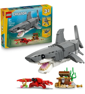 LEGO 31381 Creator Acımasız Köpek Balığı ile Hazine Sandığı