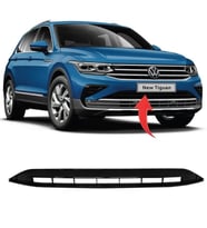 Tiguan Ön Tampon Alt Orta Izgara Parlak Siyah 2022- 5NA853677N