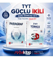 3D TYT Türkçe ve Paragraf Soru Bankası Seti 2 Kitap