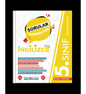PRUVA AKADEMİ YAYINCILIK 5.SINIF İNGİLİZCE SORULAR KONUŞUYOR